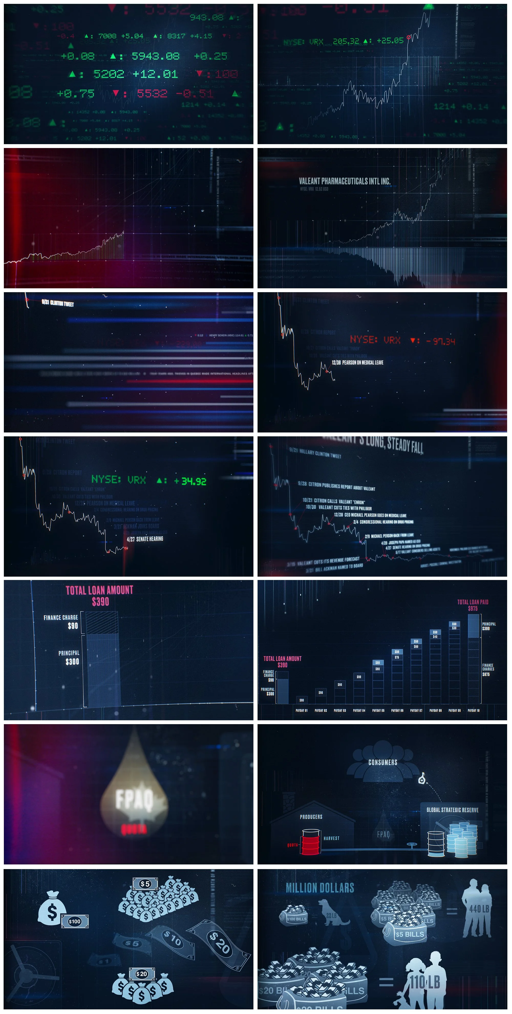 Main title and In-Show GFXs design frames