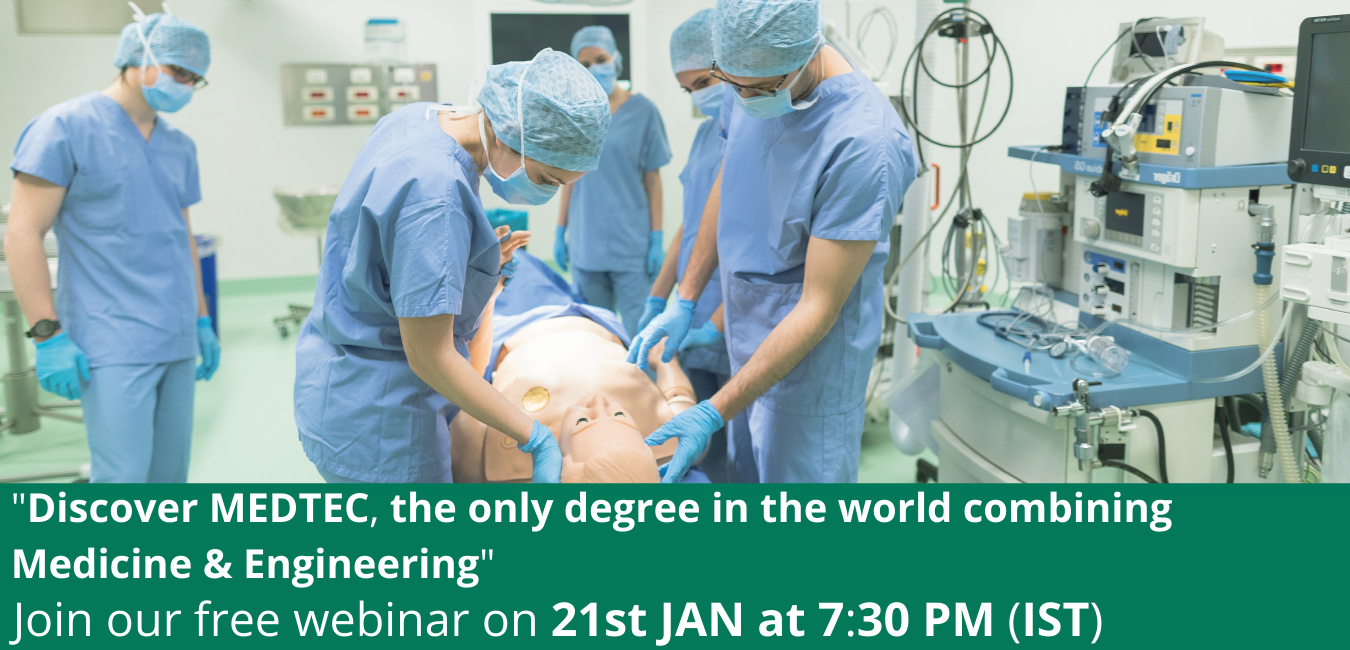 Upcoming Webinar by Humanitas University on (MEDTEC) Dual Degree