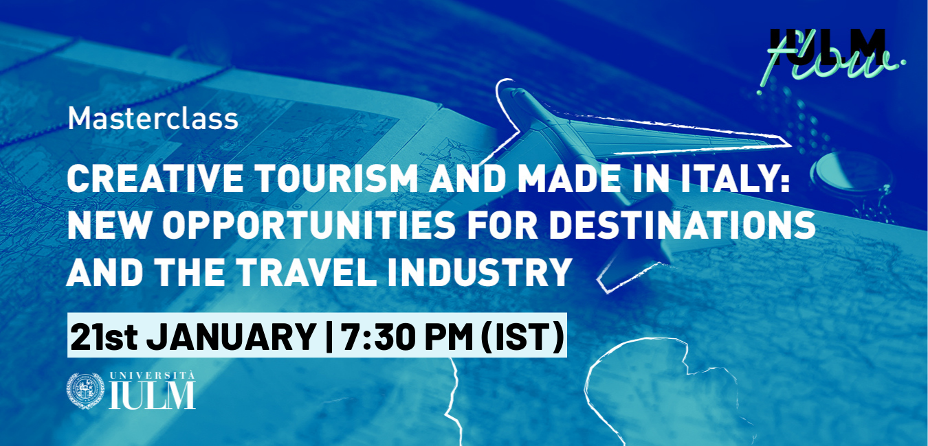 Creative Tourism and Made in Italy: New opportunities for Destinations and the Travel Industry