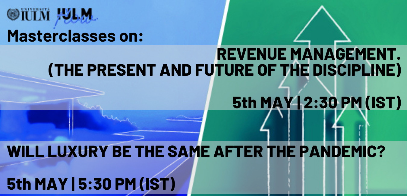IULM Flow Masterclasses on Revenue Management &amp; Luxury