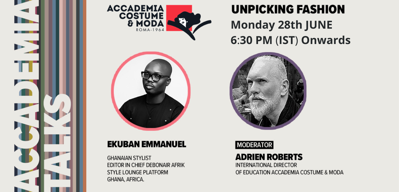 ACM Webinar on "Unpicking Fashion" in conversation with Ekuban Emmanuel