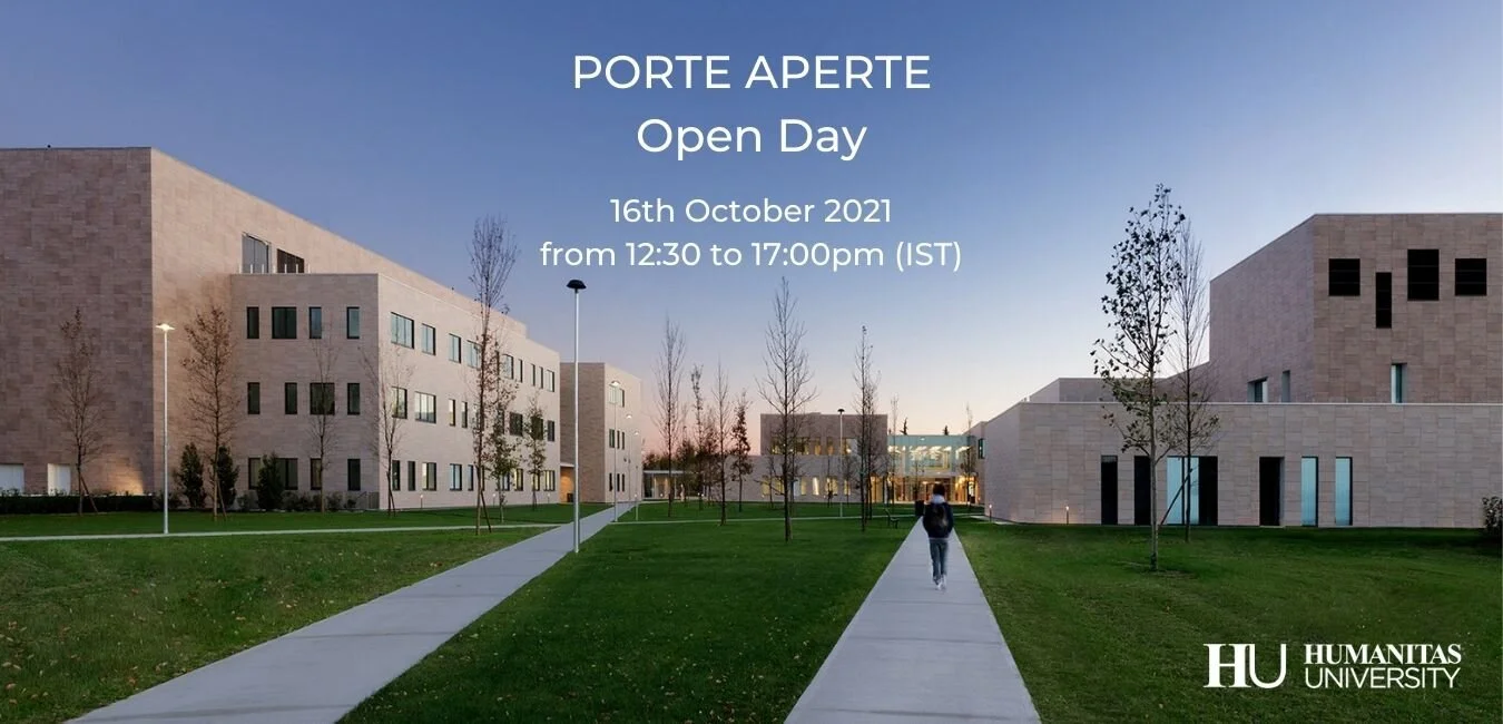 Join the PORTE APERTE: Virtual Open Day to learn more about Humanitas University