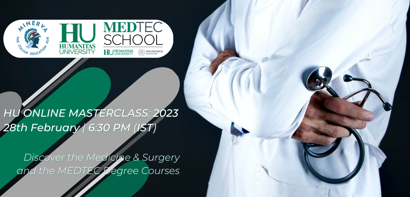 Participate in the next Online Masterclass by Humanitas University 2023
