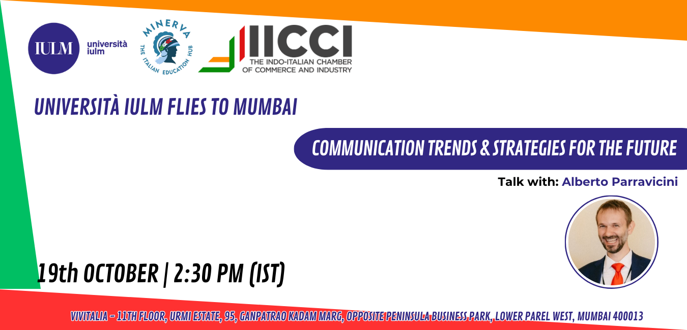 Join us for a 1-1 conversation at VIVITALIA, Mumbai with IULM