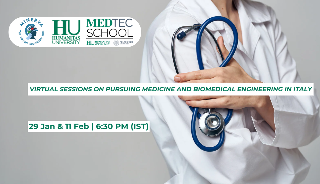 Virtual Session #2 by Humanitas University, Italy for pursuing medical careers