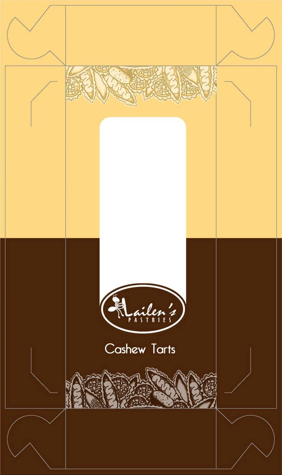 Lailen’s Pastries’ old box design.