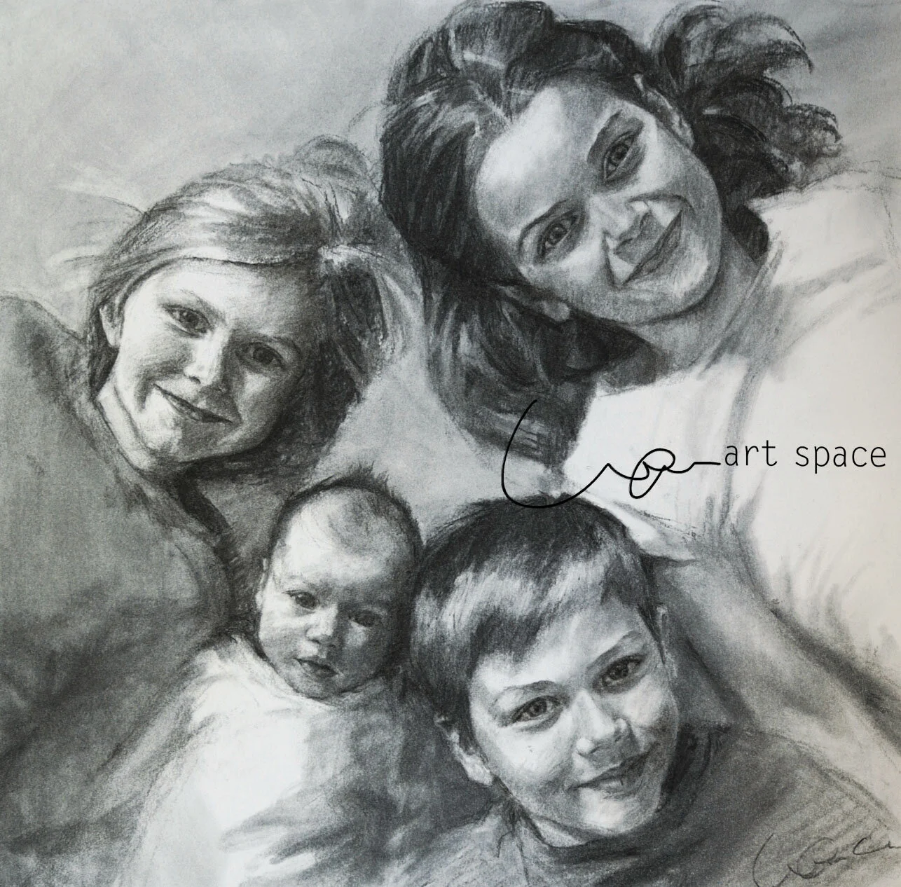 Charcoal on paper     