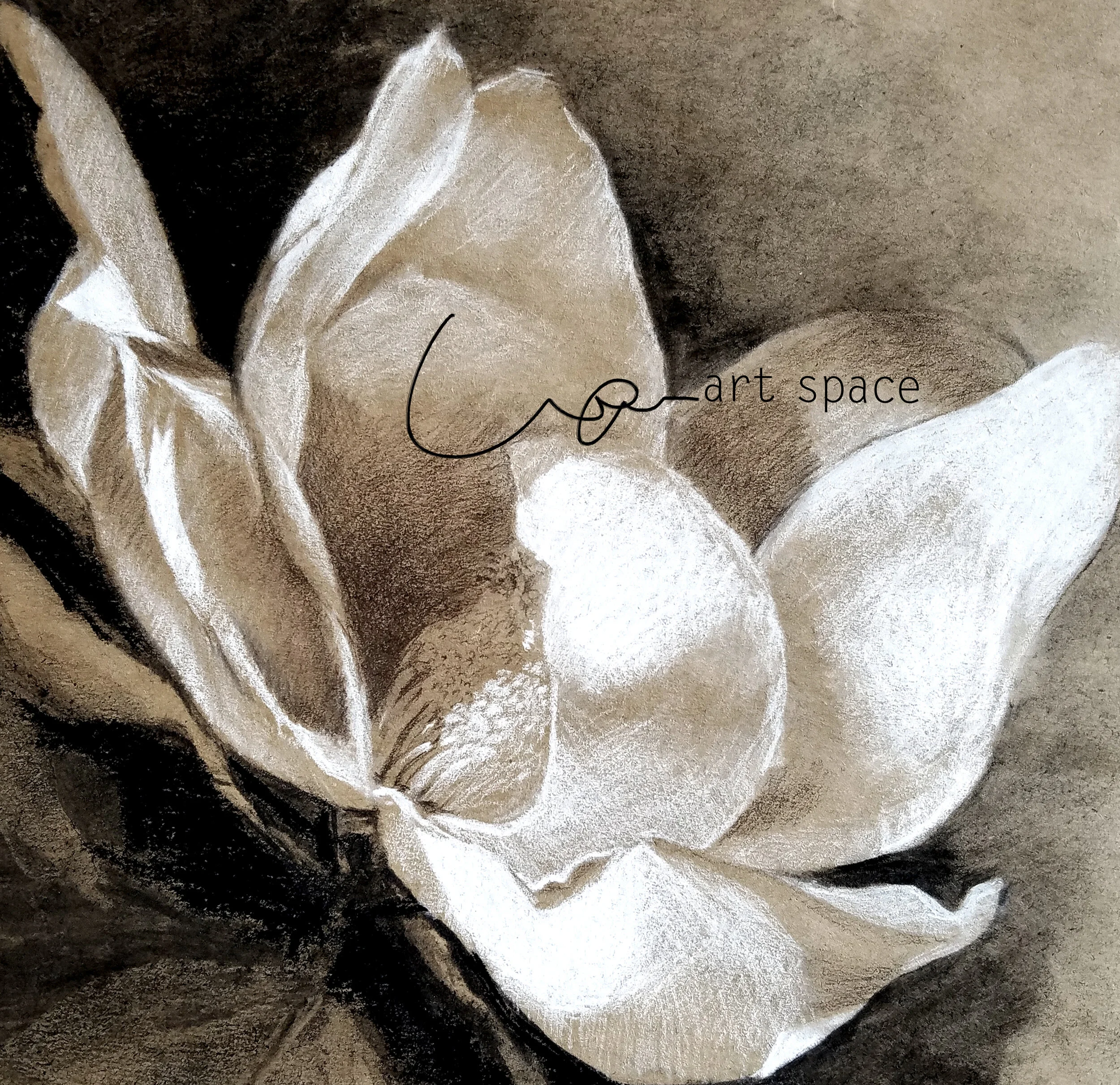  charcoal on toned paper 