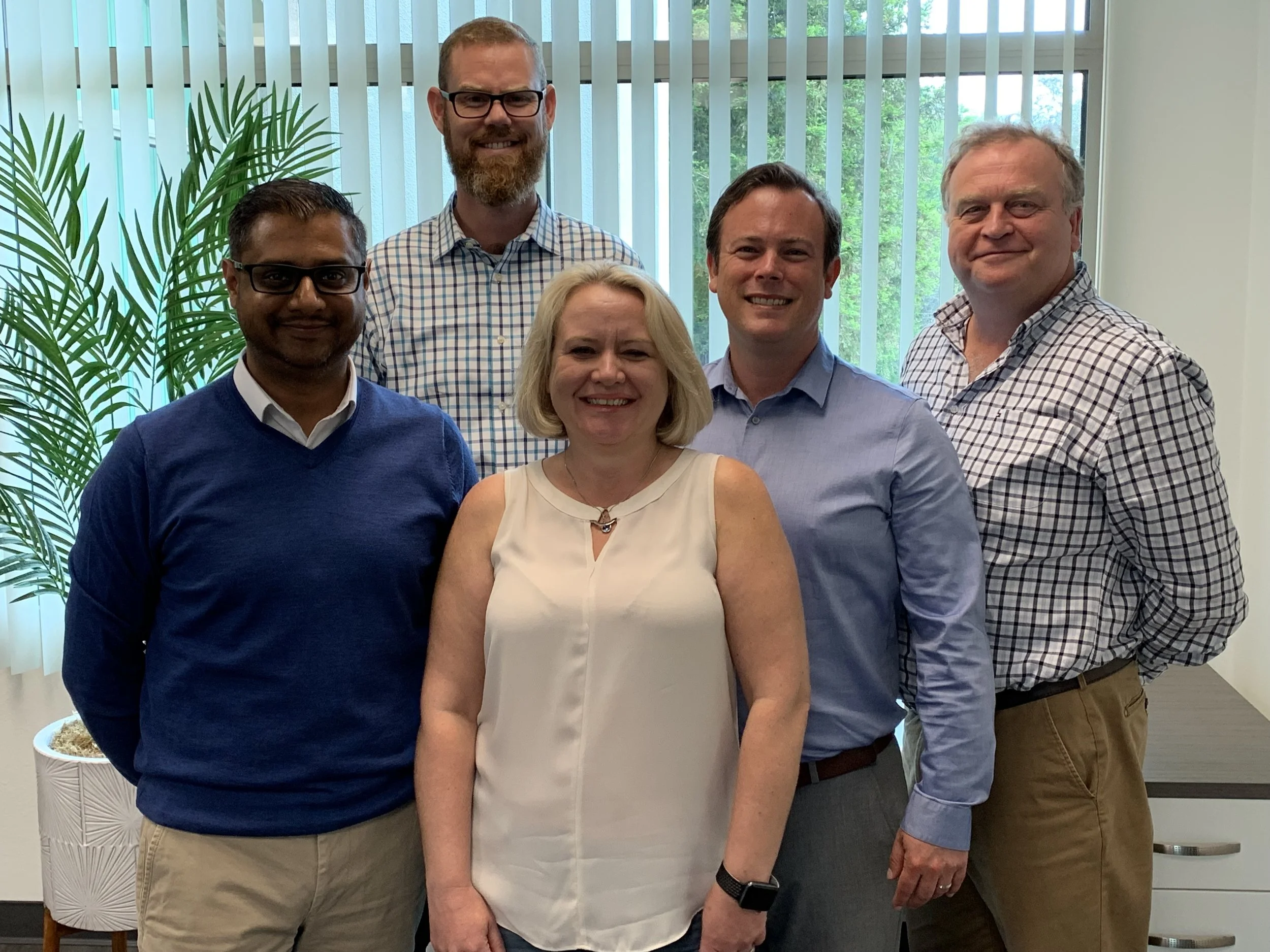 L-R | Dipesh, Paul, Caroline, Anthony & Mick