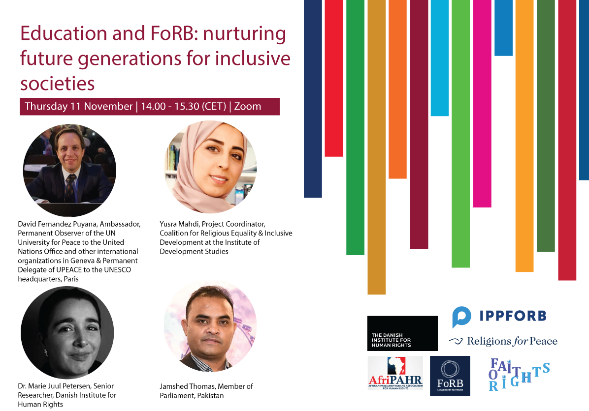 Education and FoRB: nurturing future generations for inclusive societies