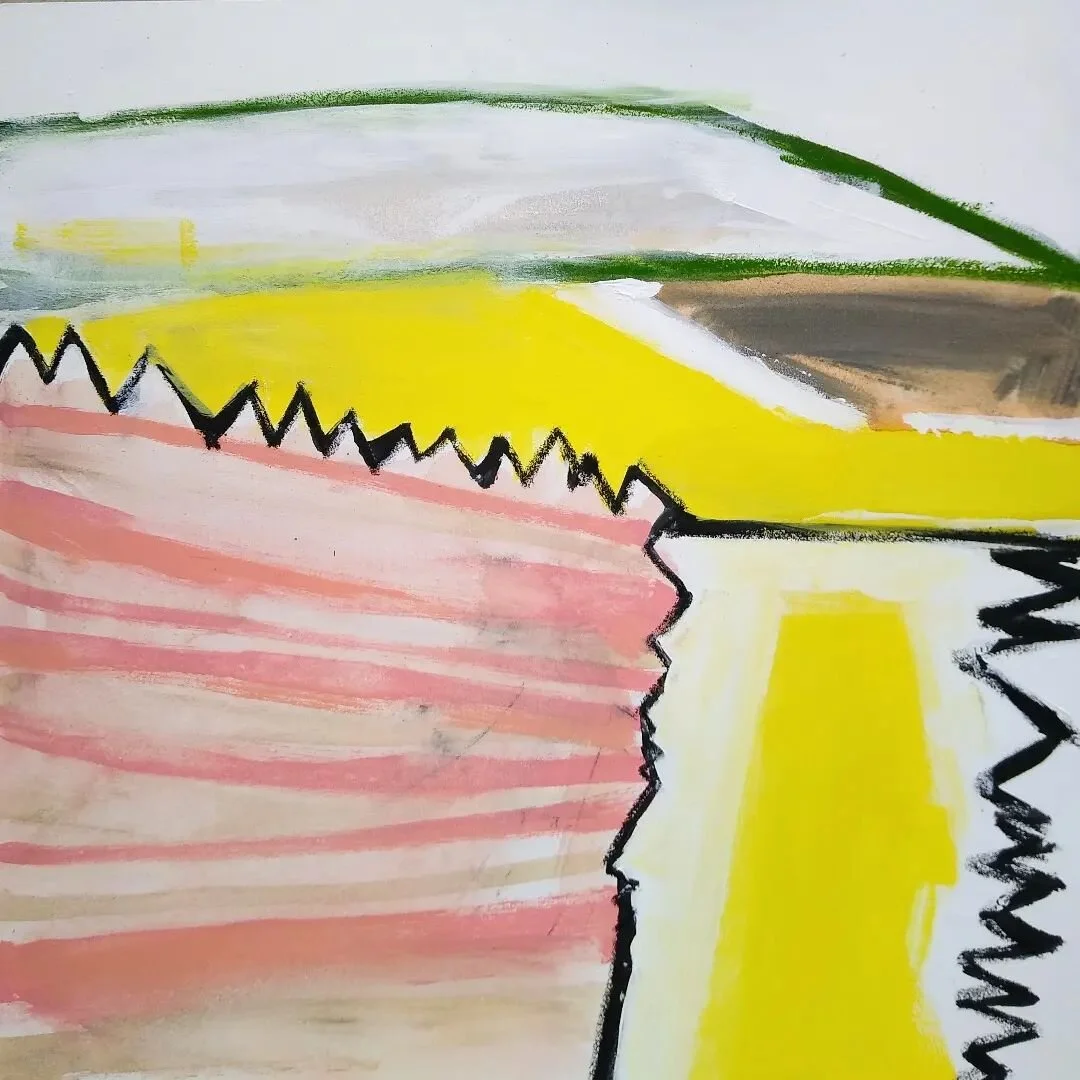 Work in progress - a study of the sun shining on hills.

#landscape #abstract #colour #contrast #stroud #rodboroughcommon #cotswold