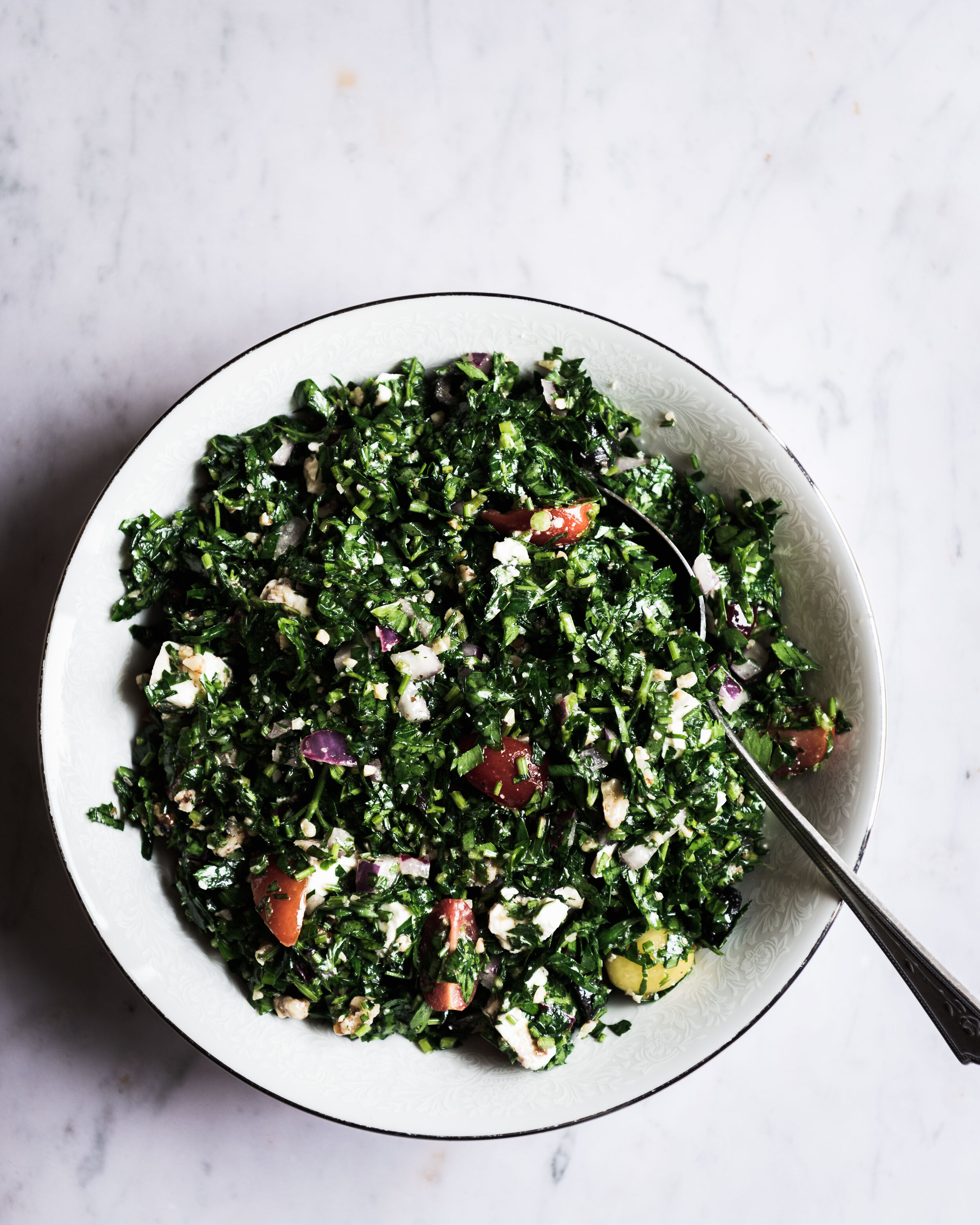 Grain Free Parsley Salad — Omayah Cooks // Syrian Recipes + Photography ...