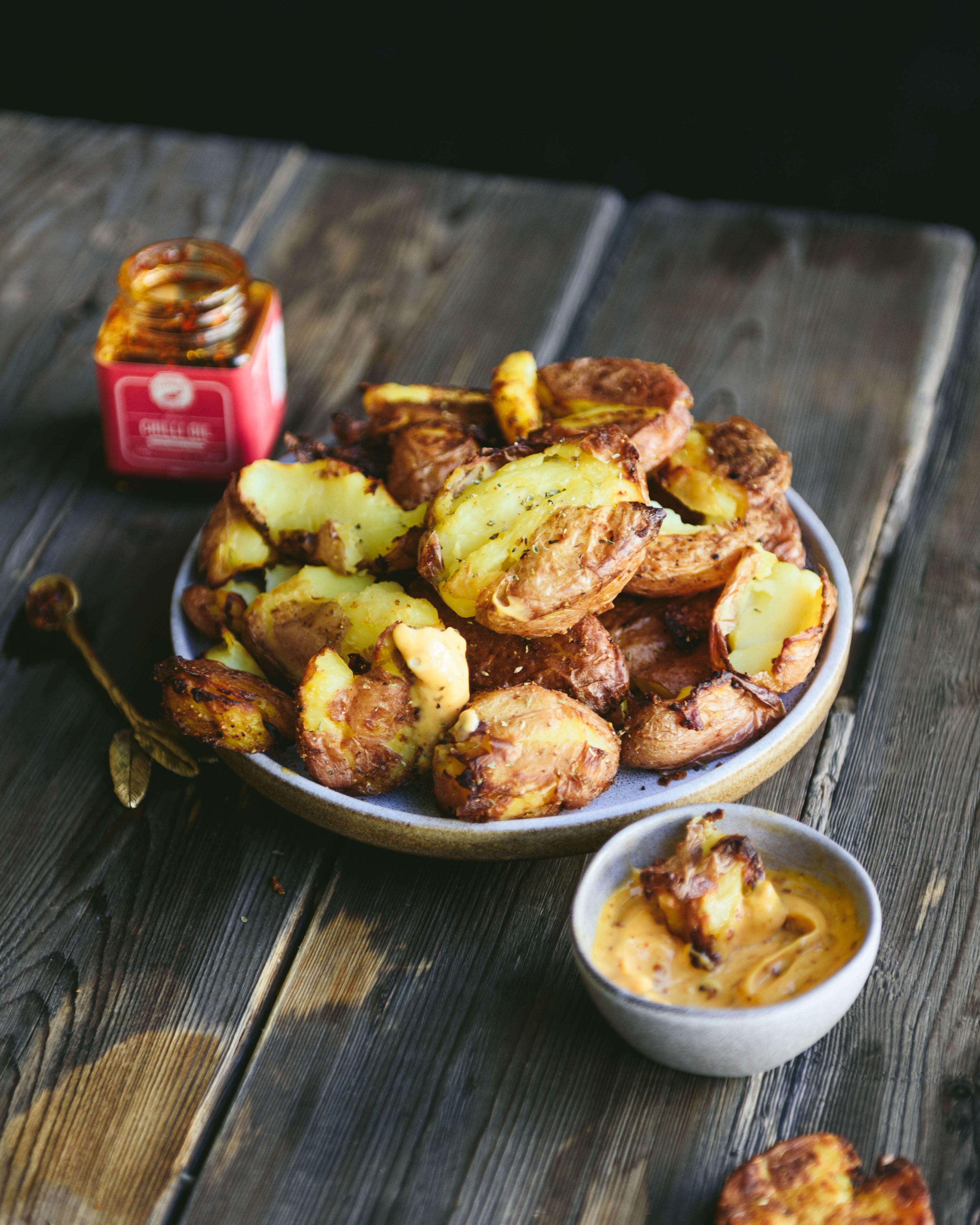 Super Crispy Smashed Potatoes Recipe