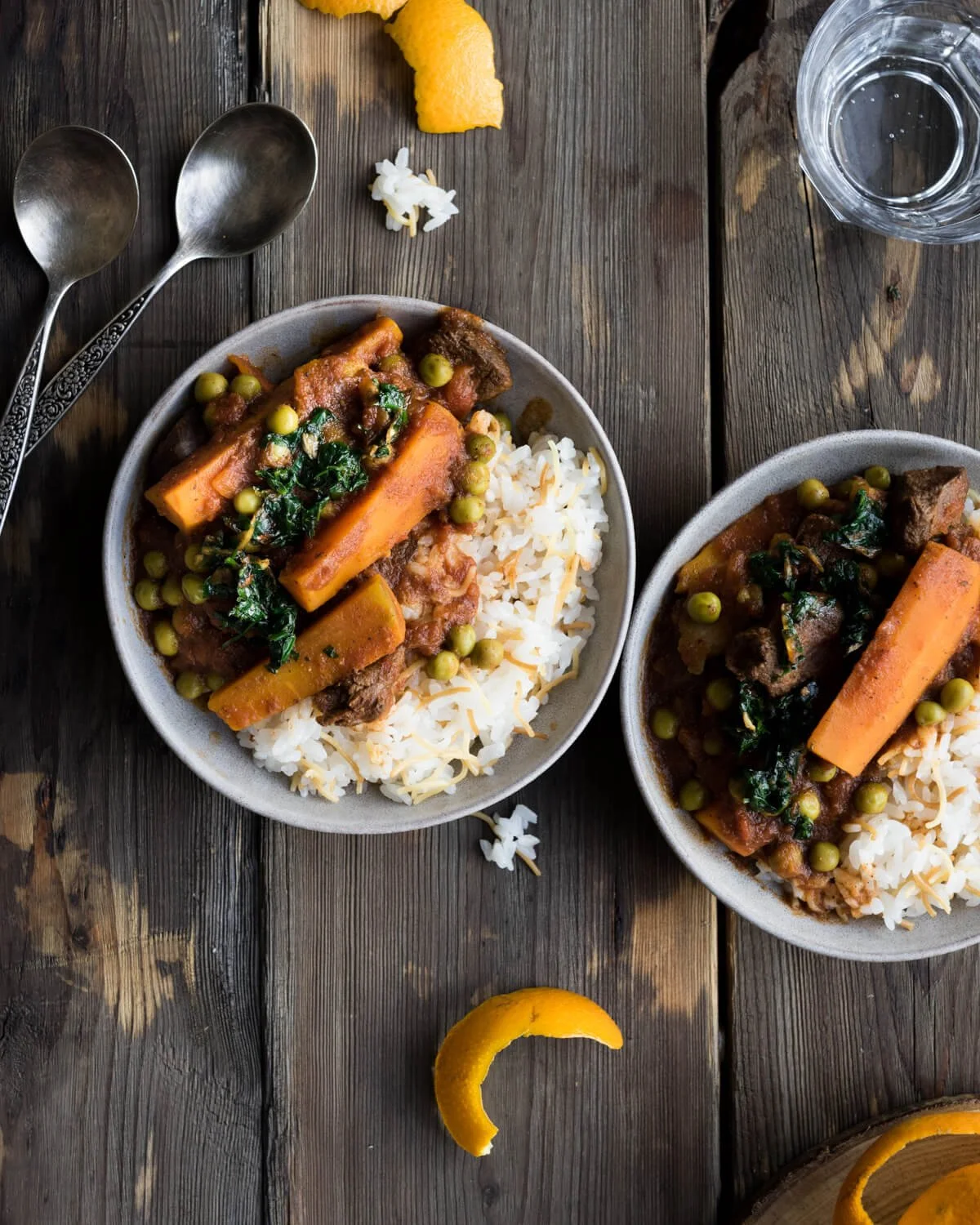Bezella w Riz (Syrian Carrot, Pea, and Tomato Stew) — Omayah Cooks