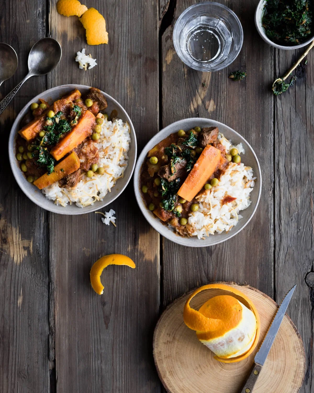 Bezella w Riz (Syrian Carrot, Pea, and Tomato Stew) — Omayah Cooks