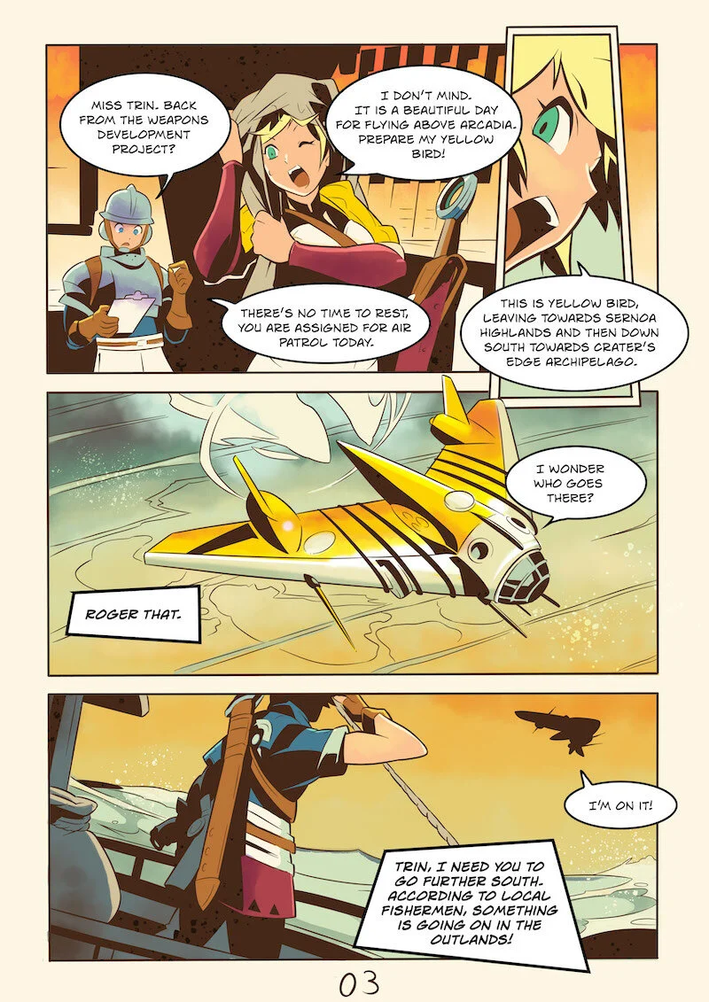 Read Chapter 1 of Oceanhorn's 2 manga!