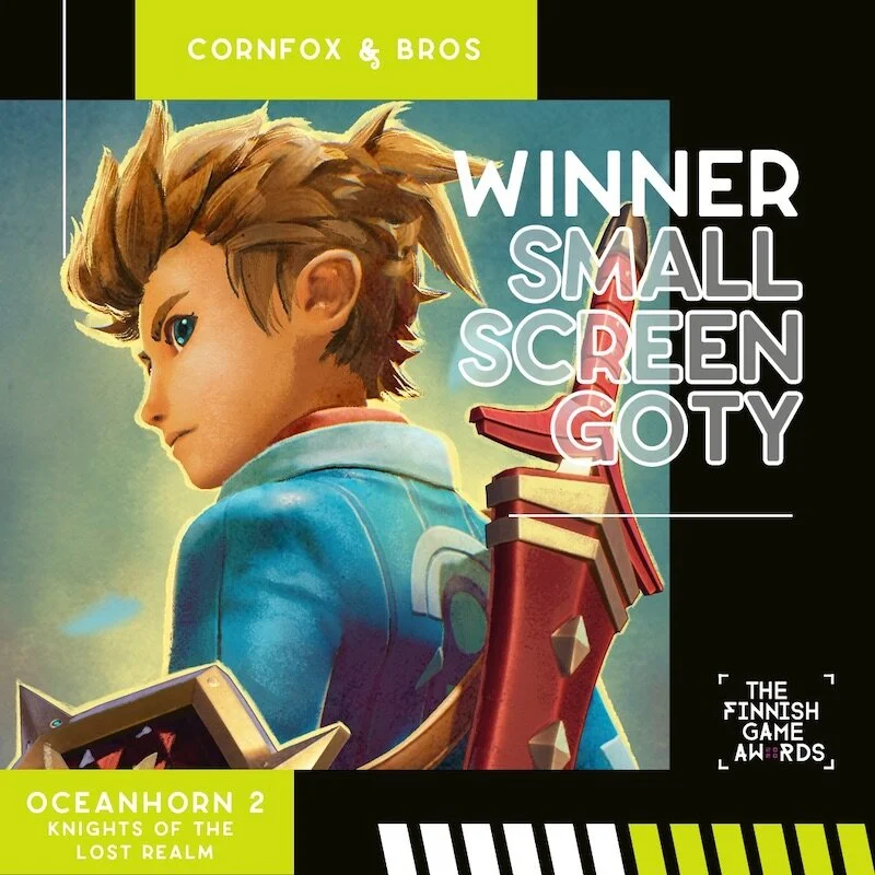 We won Small Screen Game of the Year at the FGA!