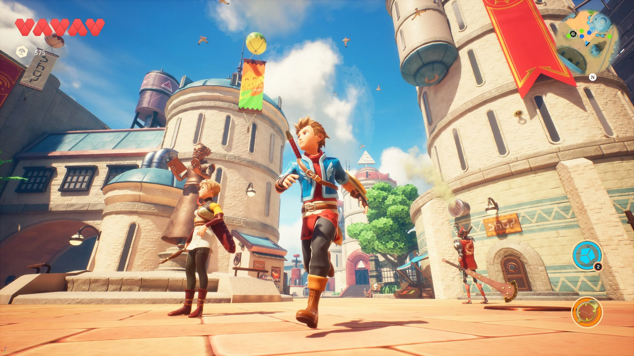 مدينة بيضاء في عالم Oceanhorn 2