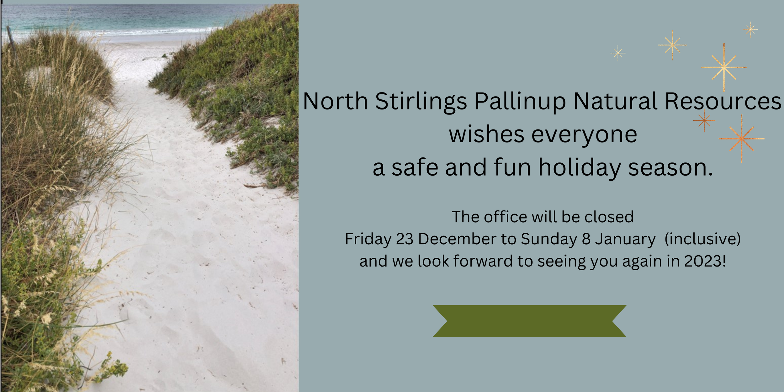 NSPNR office closed 23 December to 8 January (inclusive)
