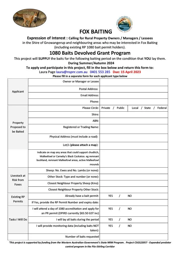 NSPNR encourages feral animal control by farmers