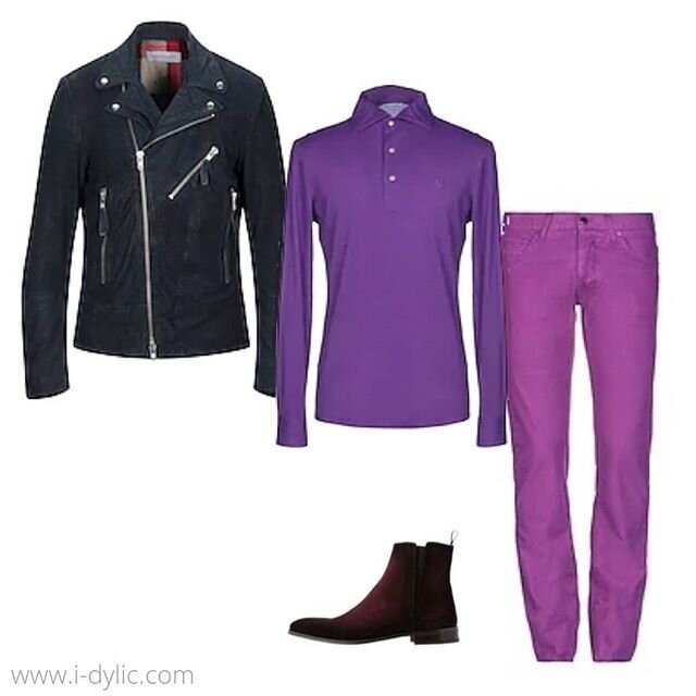 Purple, violer and deep blue for men