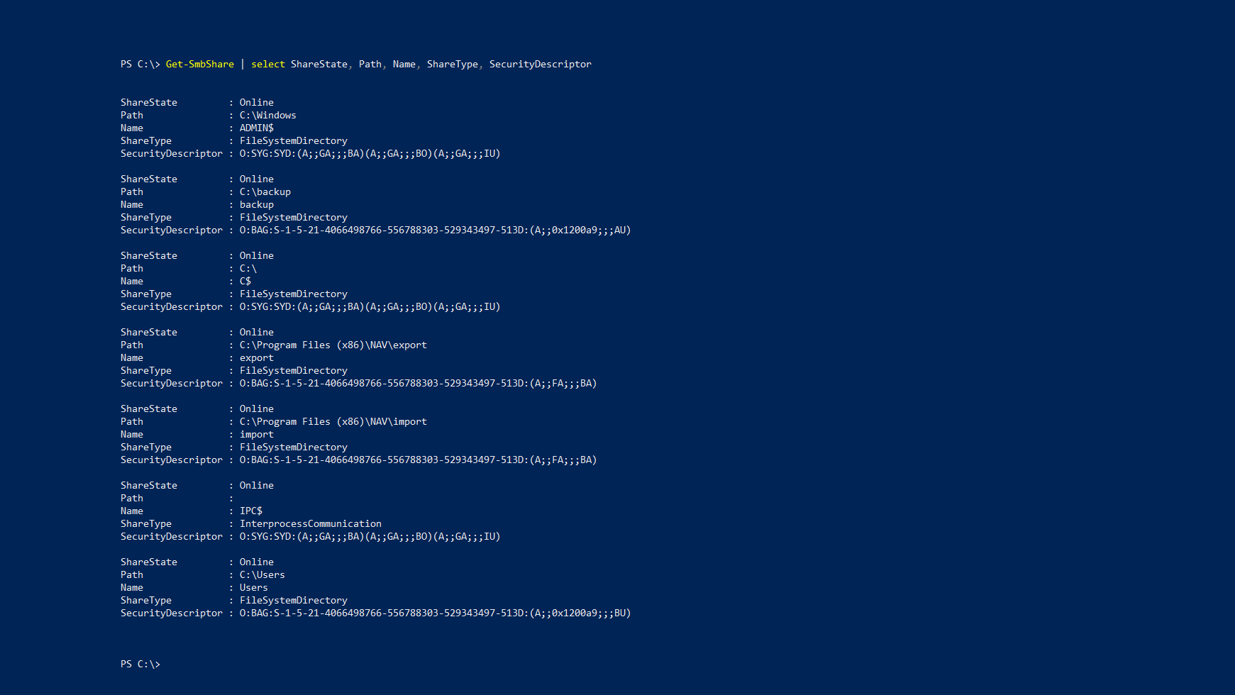Network share risks – deploying secure defaults and searching shares for sensitive information (credentials, PII, and more)