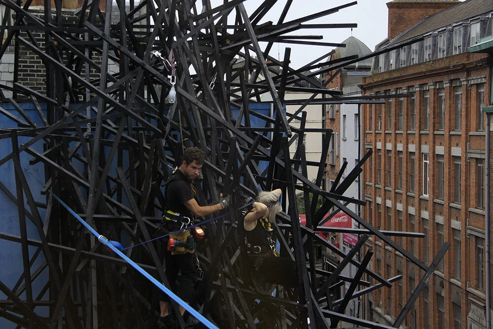 Irish Artist, Ruth E Lyons, Public Sculpture, Project arts Centre, The Forgotten Works