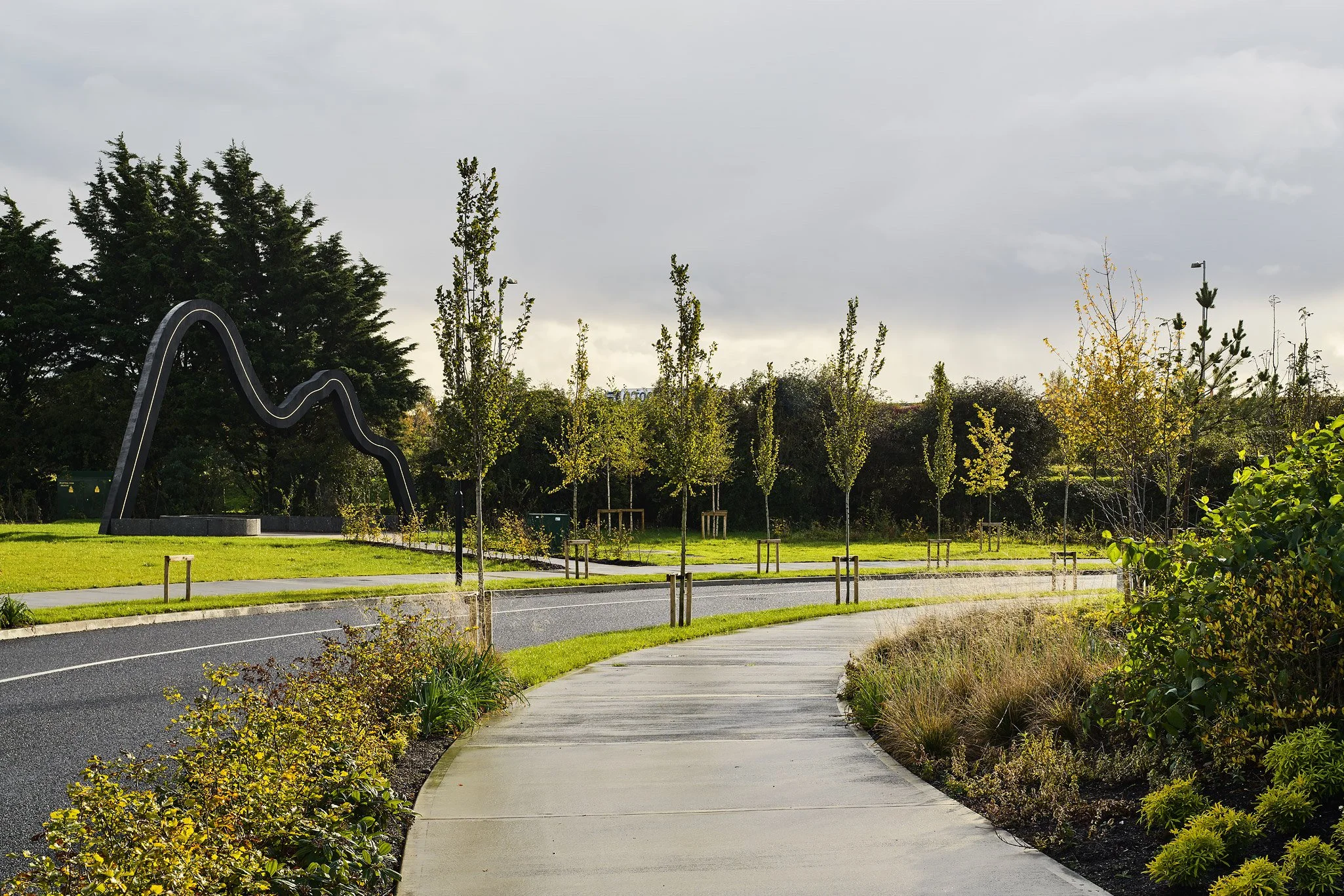 wave junction, public art, ruth e Lyons, Irish artist, sculpture, public sculpture
