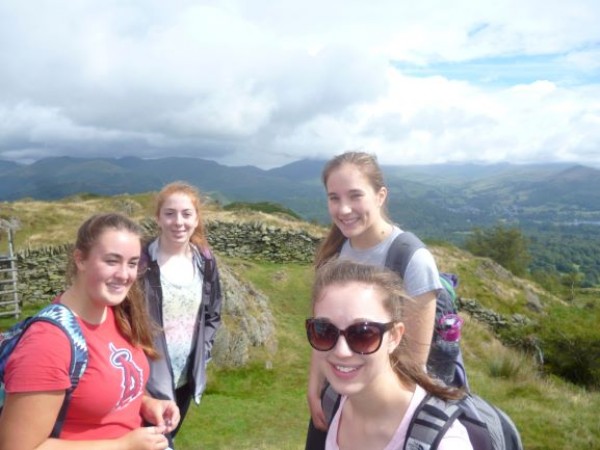 hill walking for young people