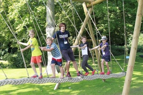 Low ropes course - one of many activities offered