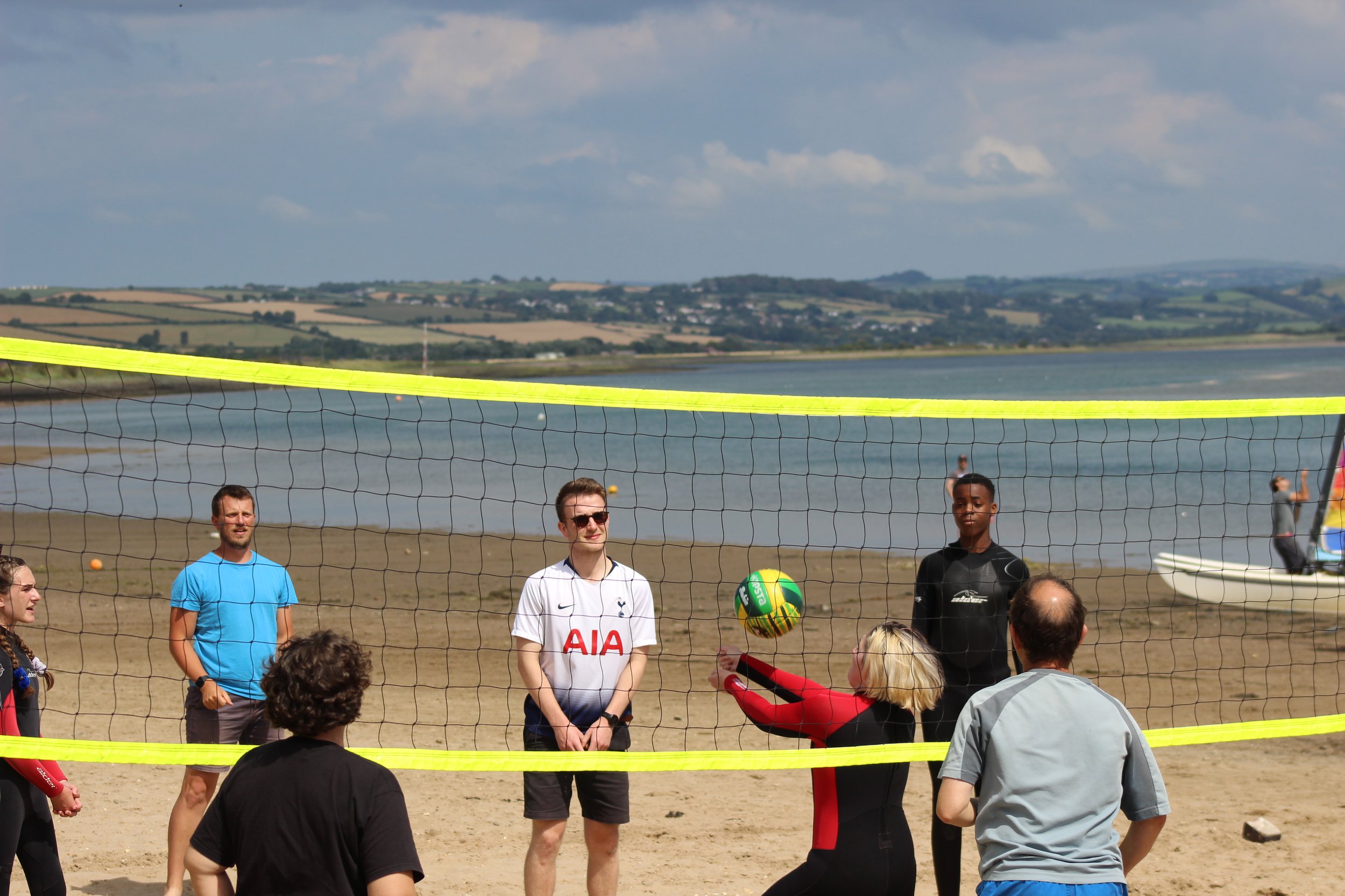 Beach volleyball - enjoy your school holidays trying new activities and games