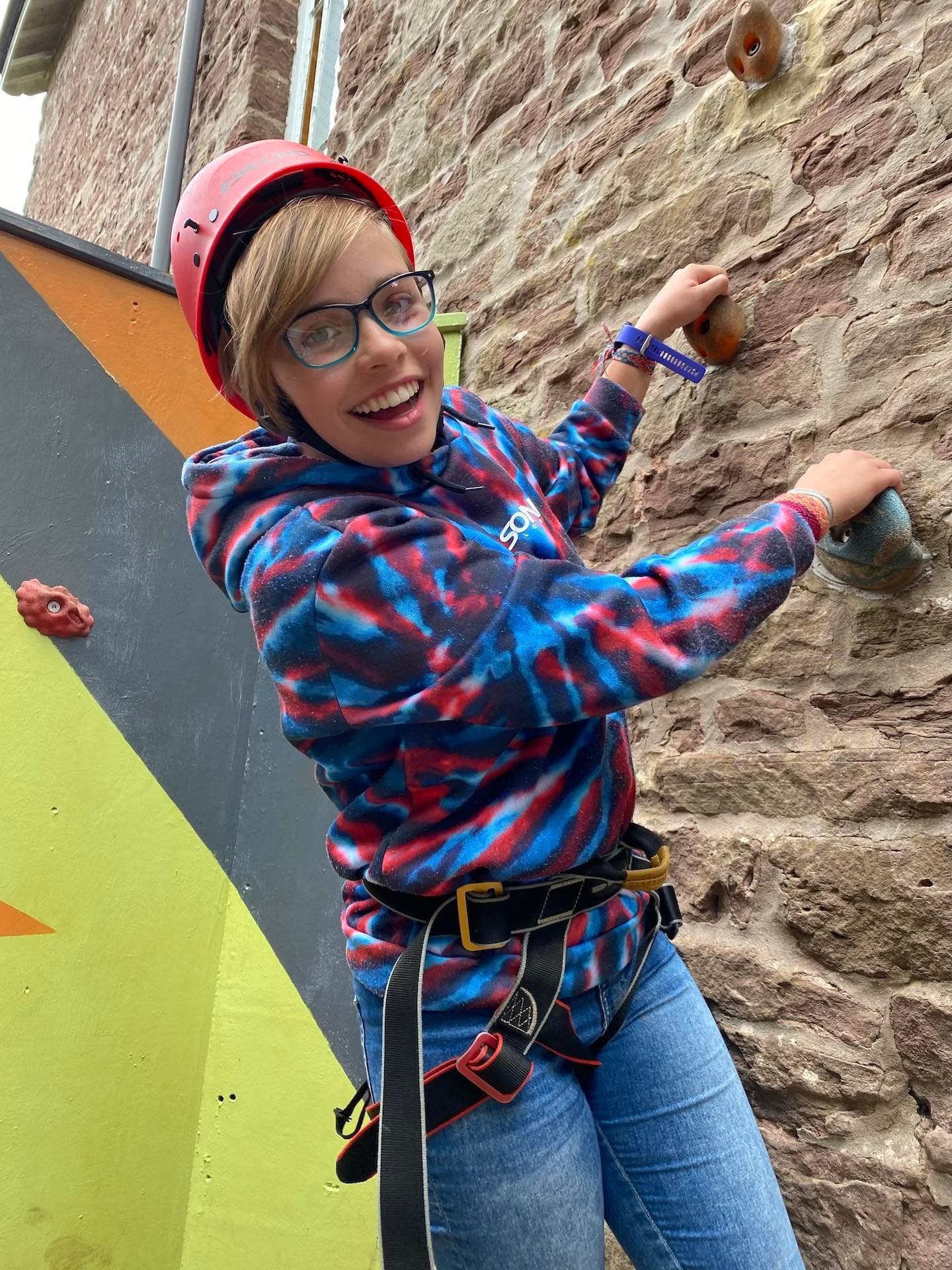 Climbing wall challenges for children on our summer holidays 2022