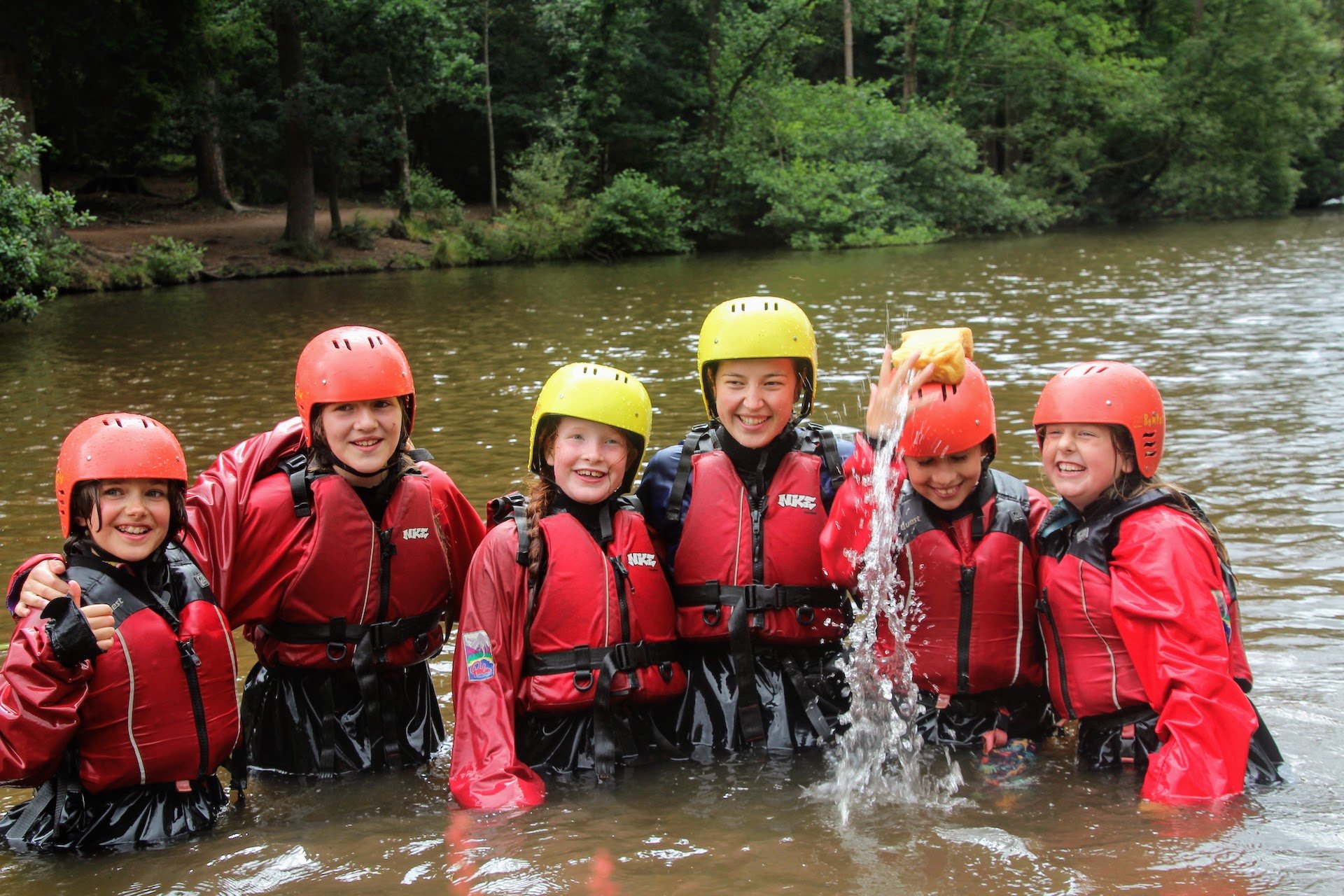 Fun in the water on our children's activity and adventure holidays in England and Wales