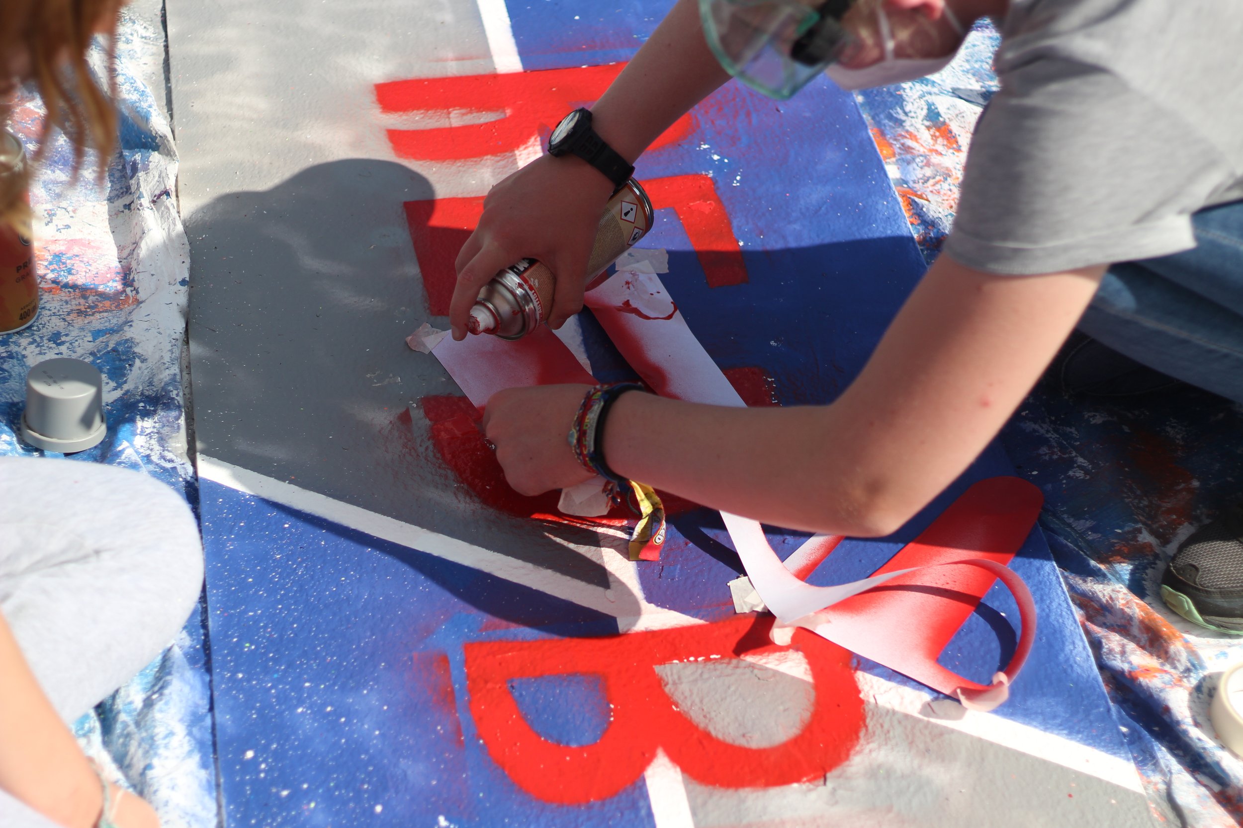 Come and paint your own karting signs on our 2022 camp