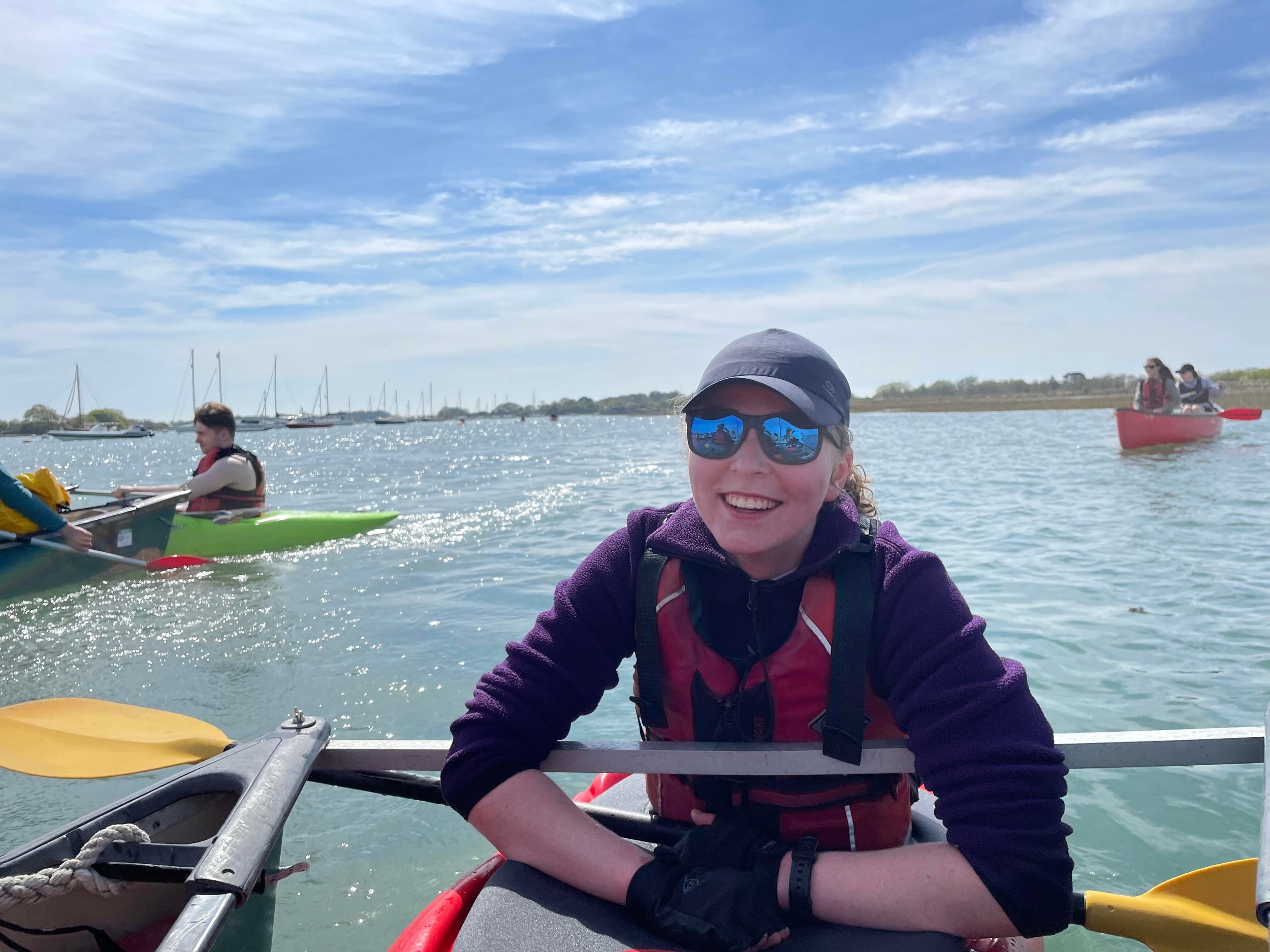 Kayaking on Easter holiday for teenagers