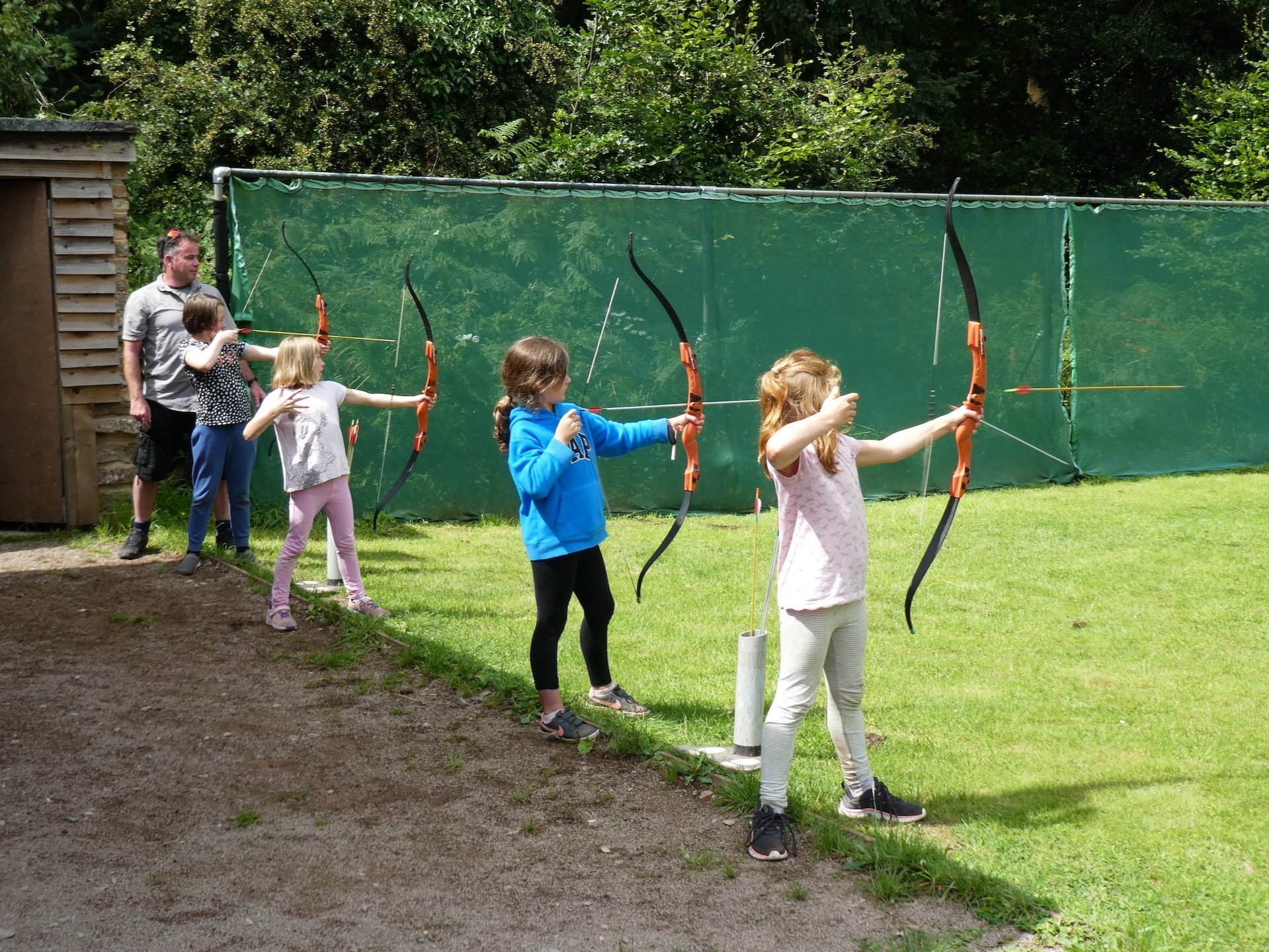 Archery and many other activities for children to try on our camps 2022