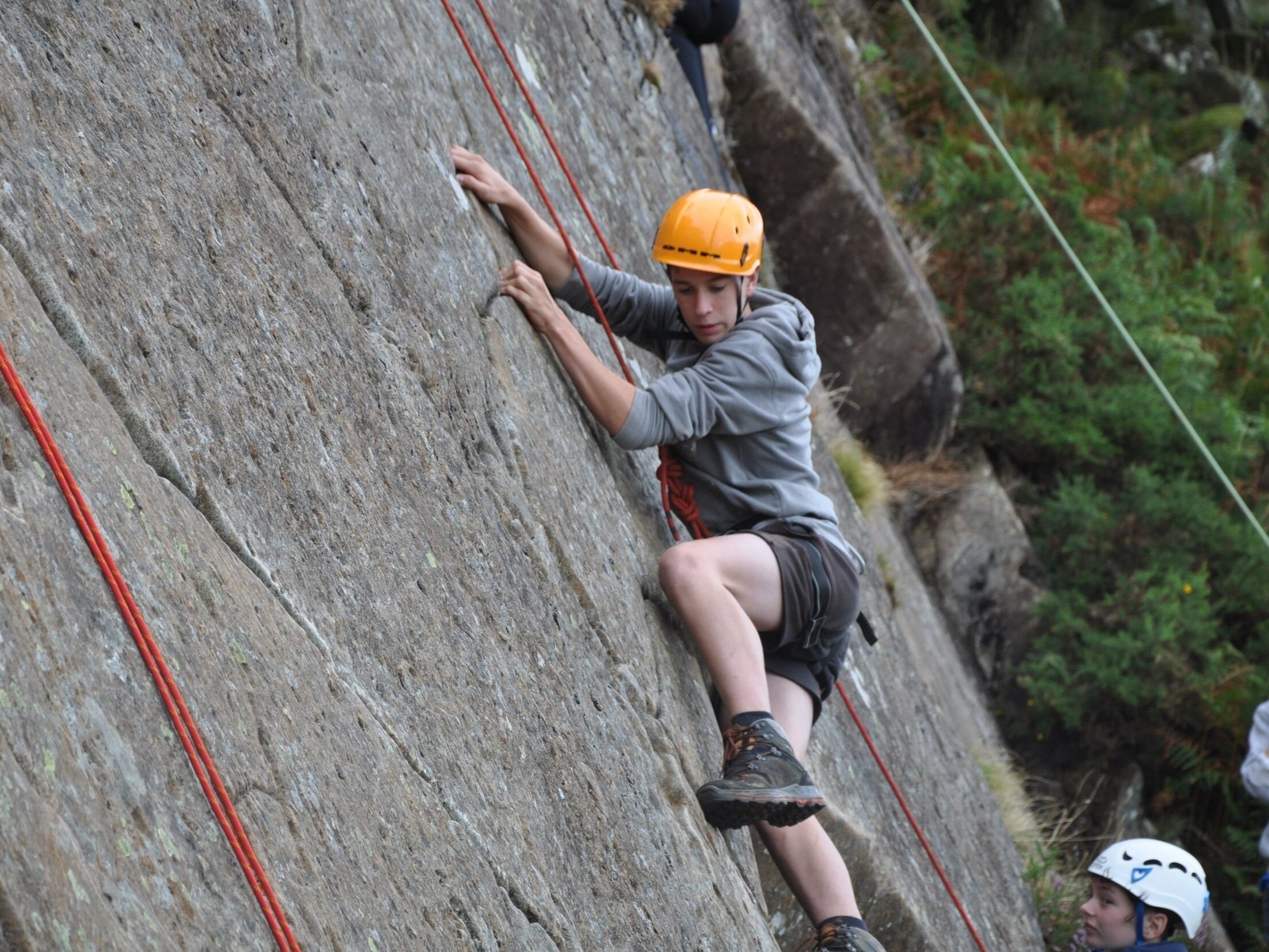 Rock climbing