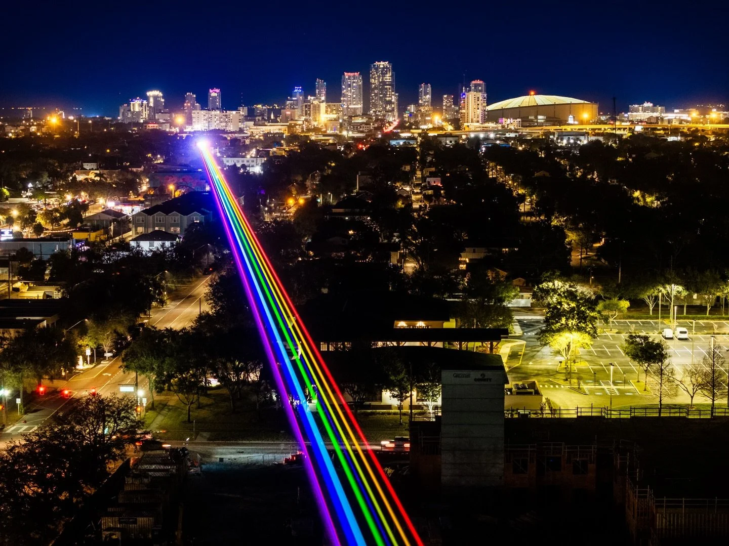 Somewhere over the rainbow 🌈 @cocktailstpete