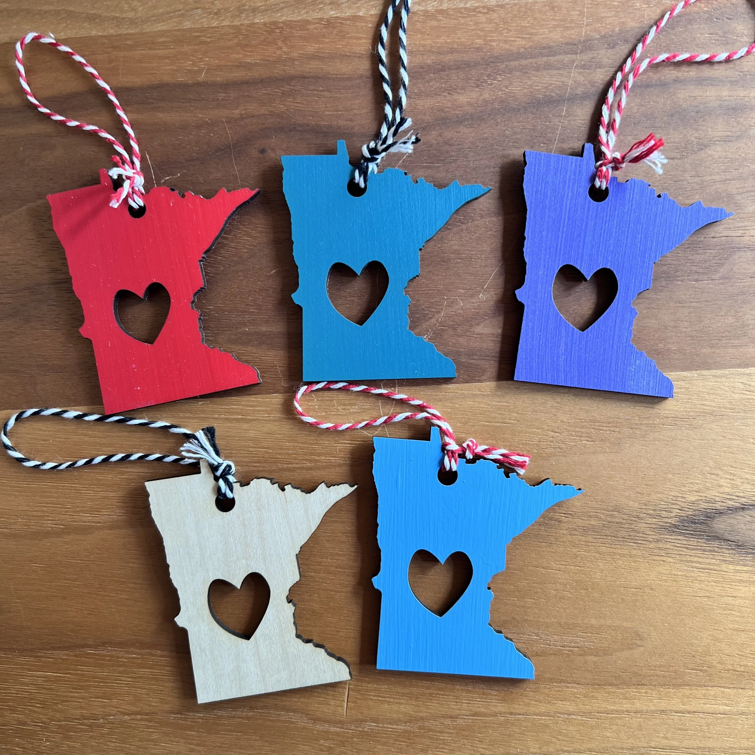 MN Ornaments (heart)