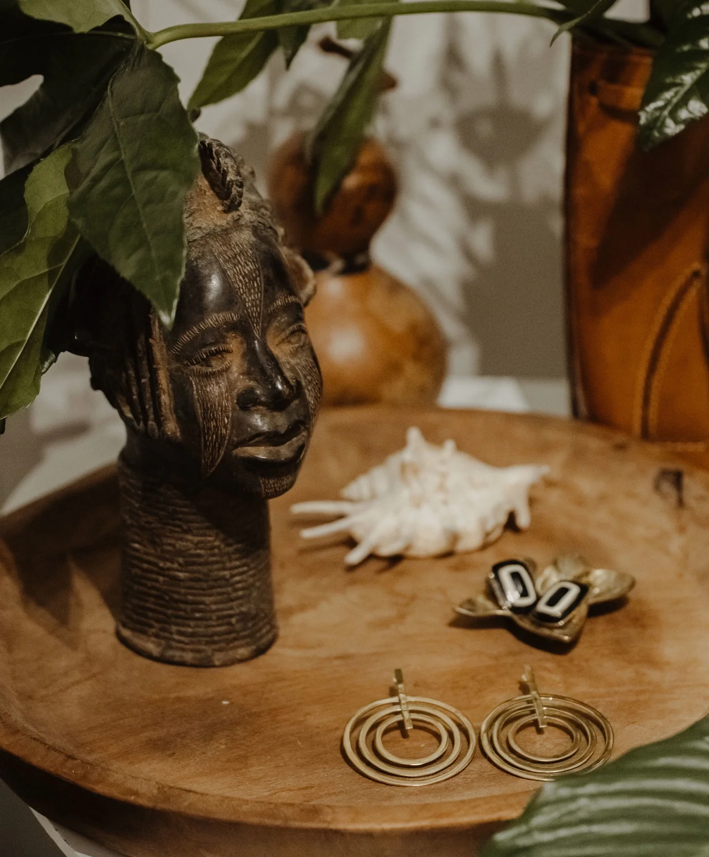 Tête de reine mère en Bronze IDIA