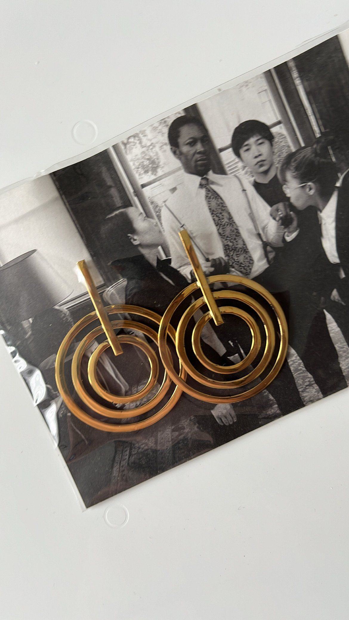 UMUJA boucles d’oreilles laiton