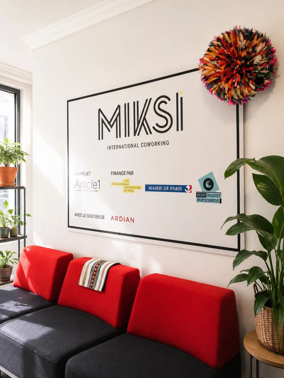 Conception d'espace : Miksi International Coworking.