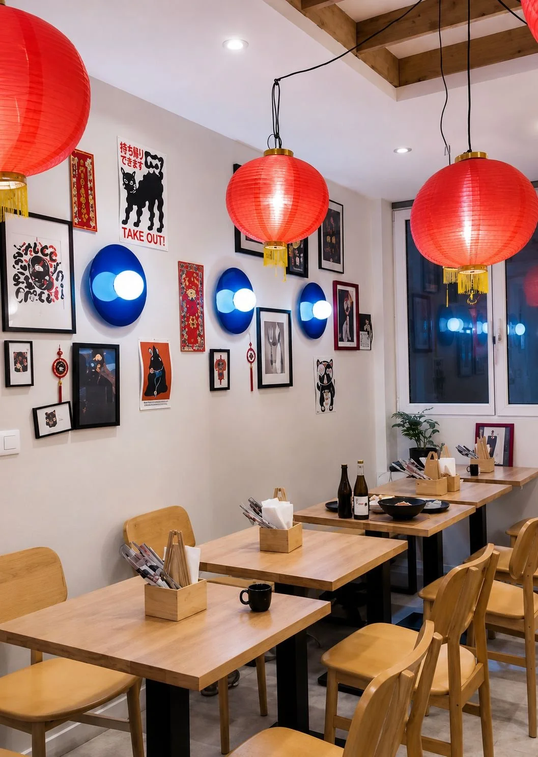 Conception d'espace : Restaurant Ch'ti Bao Lille.
