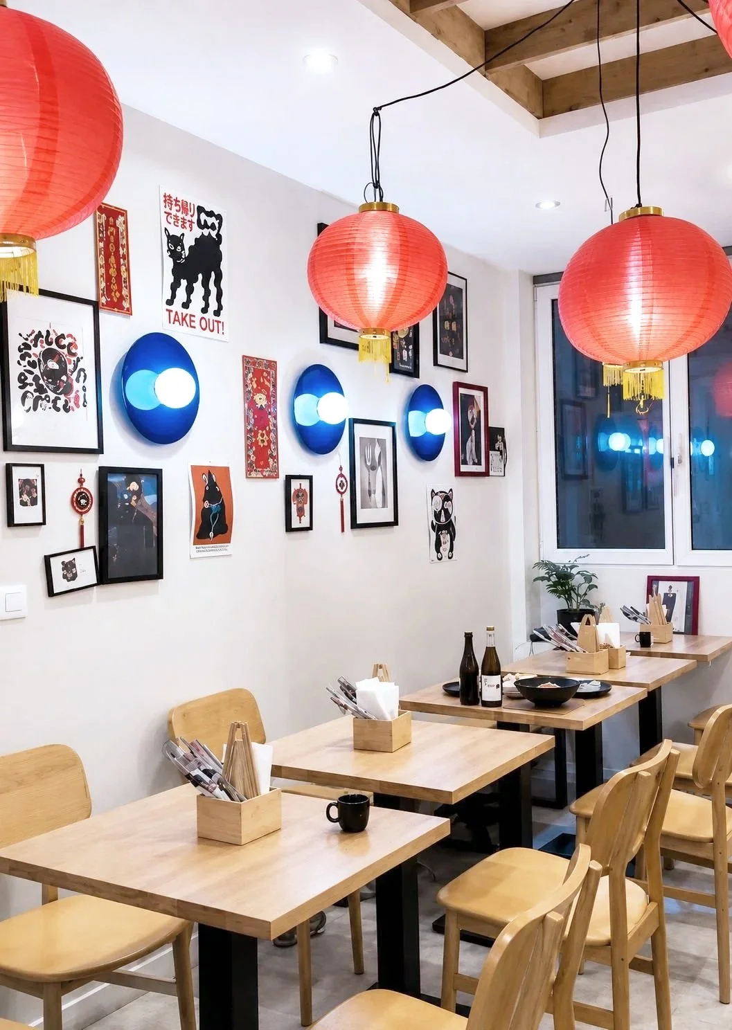 Conception d'espace : Restaurant Ch'ti Bao Lille.
