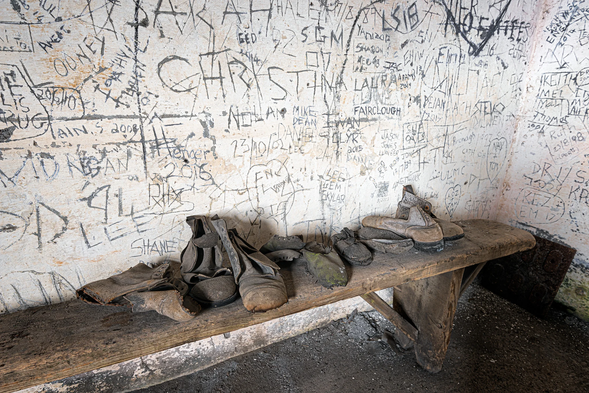 Old Miners Shoes still in situ