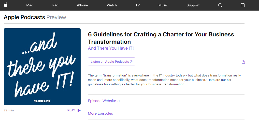   Click to listen to podcast.  