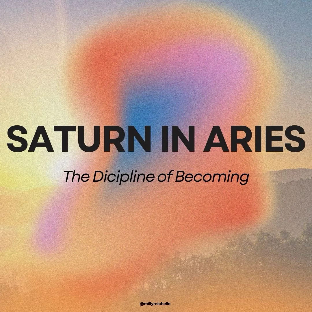 a repost and an offering! Saturn is now in Aries for good (well, til 2028). welcome in the friction because you might as well. may what feels like an impossible challenge today become the trophy you hold in a few years. peep the last slide if you wan