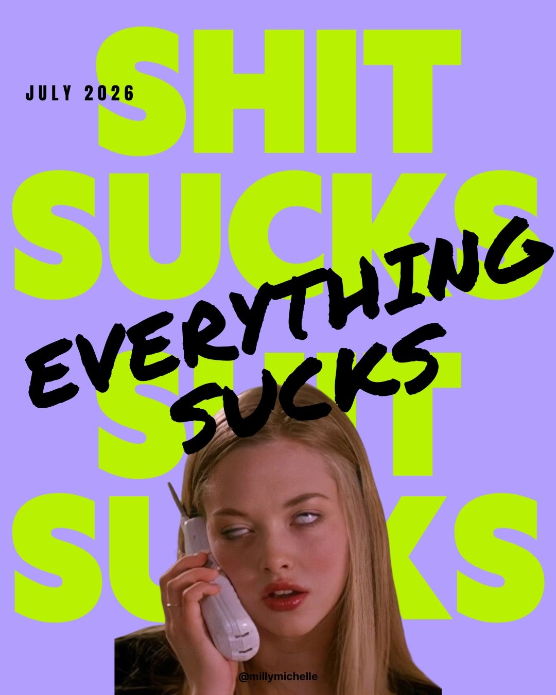 sometimes shit just sucks. and that&rsquo;s ok. let&rsquo;s work through it together. no bullshitting, no bypassing, no hanging your hopes on some transit to come save you, no surface-level astro junk. RECLAIM YOUR SUCK. 🖕🏾July 2026. 
&bull;
&bull;