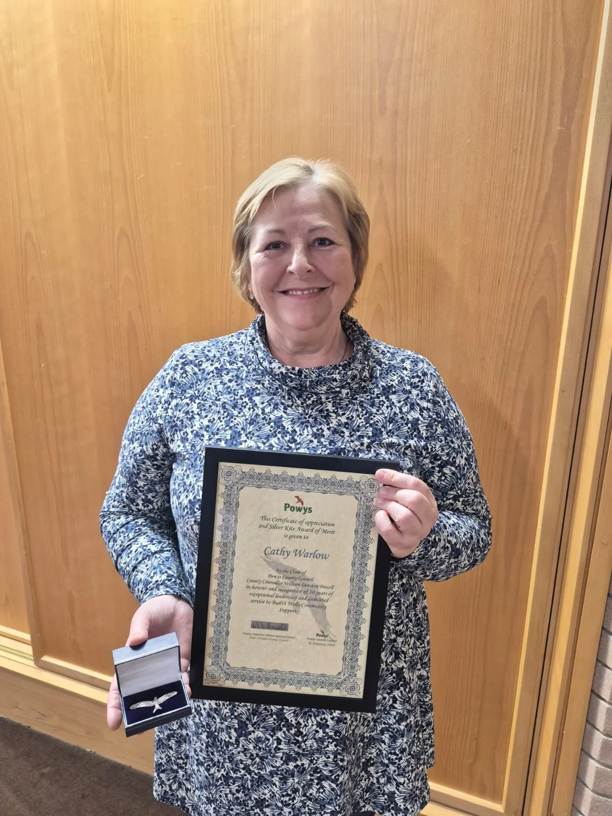 Congratulations Cathy!