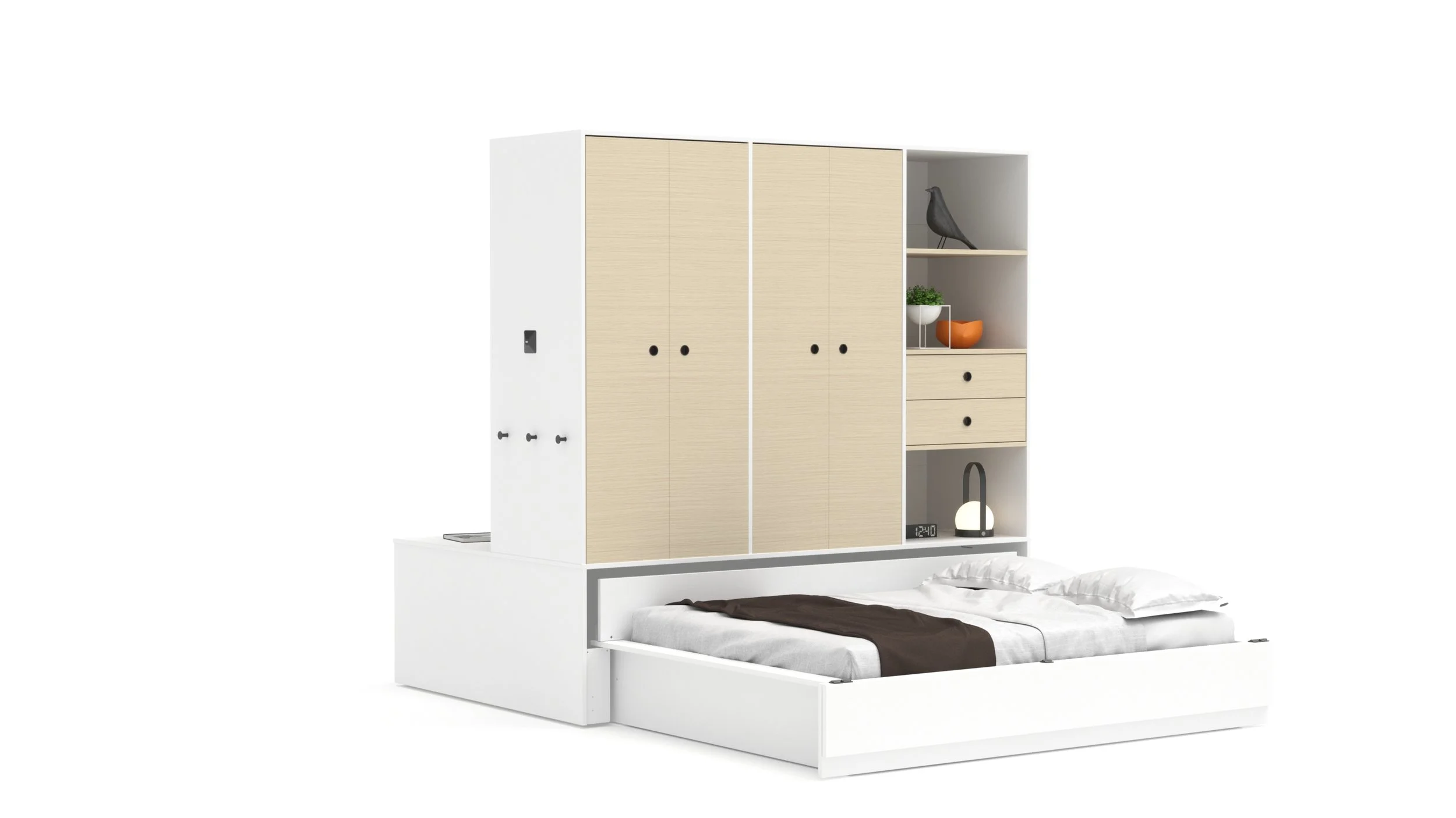 Copy of Full Bed - White Color Finish